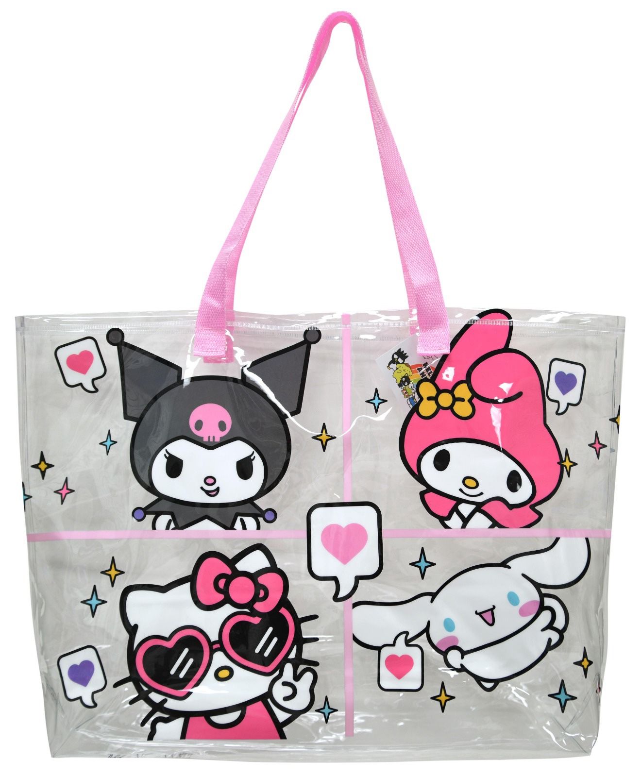 Hello Kitty Transparent Beach Tote Bag Friends