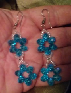 Blue crystal drops nice !!