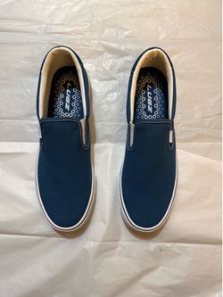 NEW Lugz Men’s Casual Clipper Sneakers Blue & White Size 12
