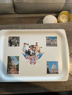 Cromwell plastic Americana Serving Tray
