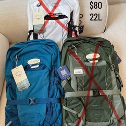 NEW Osprey Backpacks 