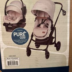 Maxi-Cosi Tayla™ Max Travel System, Baby Stroller and Car Seat Combo, Car Seat Stroller Combo, Desert Wonder
