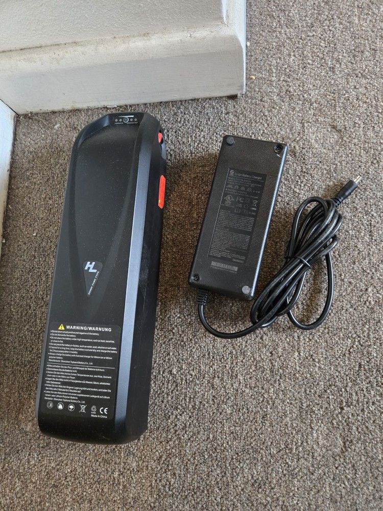 Hailong Electric Bike Bicycle Battery 48v NEW W/ Charger NO KEY