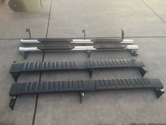 05-20 Tacoma side steps nerf bars