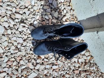 Womens Black Heeled Boots