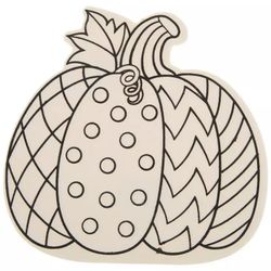 10 Wooden Pumpkin Fall Crafts – Classroom & Party Activity