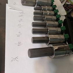 Snap-On 1/2 drive SAE and Metric Set + 2 bonus 4mm  and 5/32