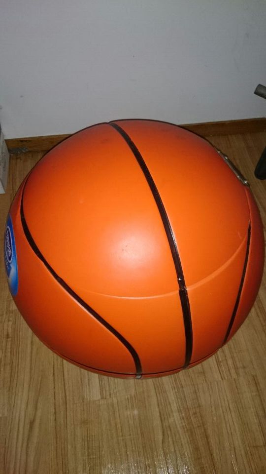 Basketball shaped cooler
