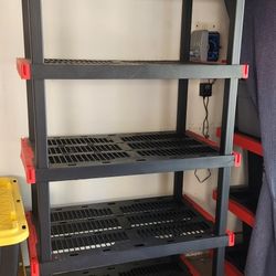 CRAFTSMAN 5 -Tier Heavy Duty Black Plastic Utility shelving unit