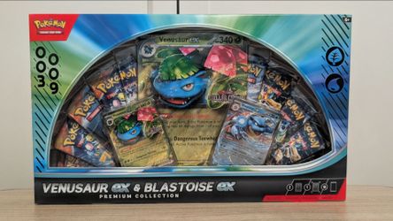 Venusaur ex & Blastoise ex Premium Collection