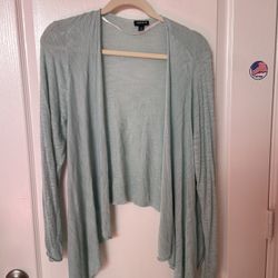 Torrid light blue cardigan size 0 (L) in excellent condition 