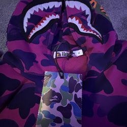 Purple Bape Hoodie
