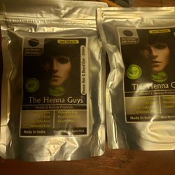 2 Brand Knew Henna Hair Color Jet Black 