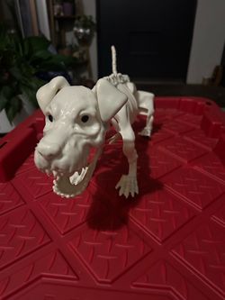 Skeleton dog Halloween decoration