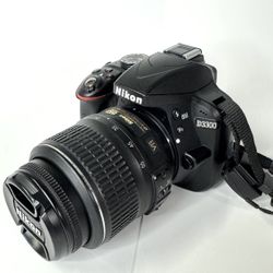Nikon D3300 24.2MP Digital SLR Camera With 18-55mm Lens