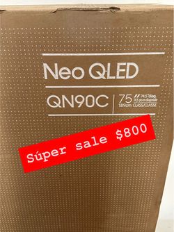 Samsung - 75” Class QN90C Neo QLED 4K UHD Smart Tizen TV