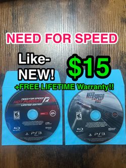 🏎️ Need for Speed Hot Pursuit & Rivals for PS3 ($15 Each) 🏎️