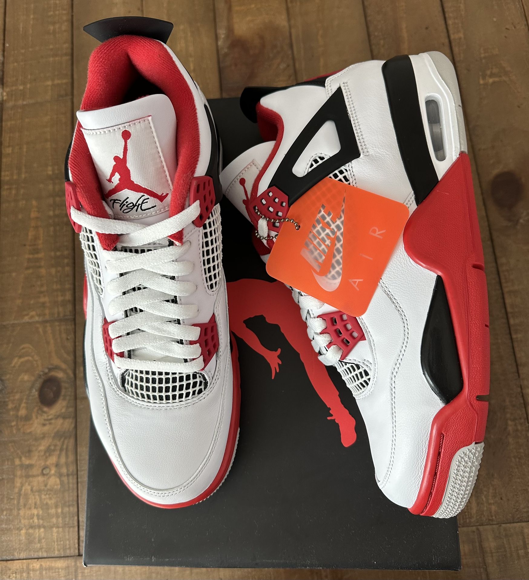 Jordan 4 Retro Fire Red (2020) Mens Size 9