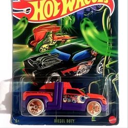 DIESEL DUTY #02 | HW HALLOWEEN 2025 | 1:64 DIECAST W/ PLASTIC TIRES | NEW IN BOX | FACTORY SEALED