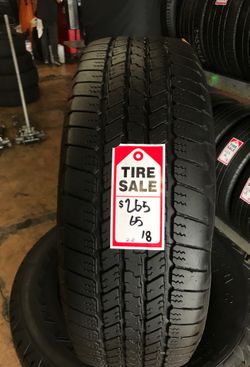 265/65/18 GOODYEAR WRANGLER SRA $200.00