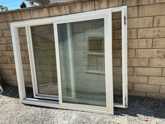 2x Windor retrofit windows length 71” x width 61 1/2”