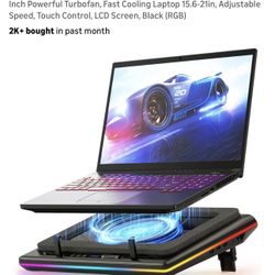 llano V12 RGB Laptop Cooling Pad