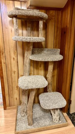 *pickup pending** WA Locally Made Driftwood Cat Tower - Lightly Used