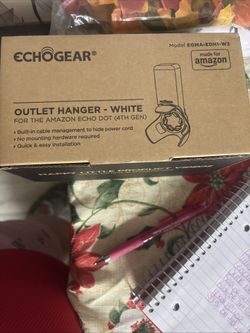 Outlet Hanger White For Amazon Echo Dot 4th Generation