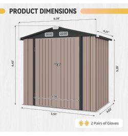 6X4 shed New