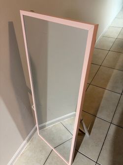 White Full Length Floor Mirror
