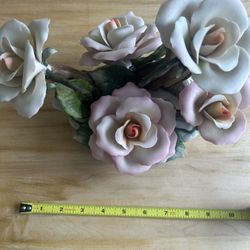 Capodimonte Porcelain Floral Arrangement 
