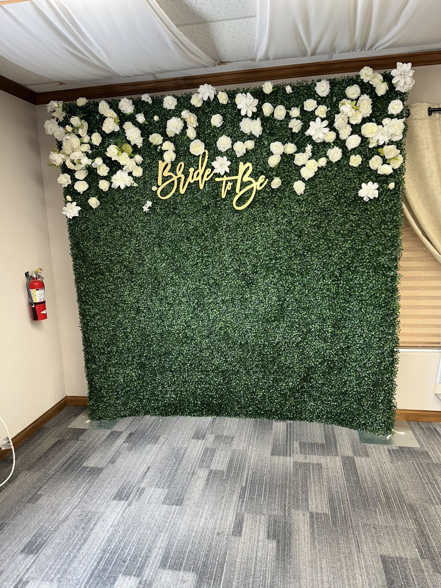 Backdrop With Roses