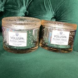 Volupsa Blond Tabac Luxury Candles Pair