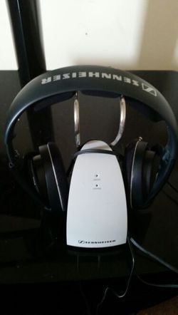 Sennheiser RS120 On-Ear Wireless RF Headphones with Charging Dock