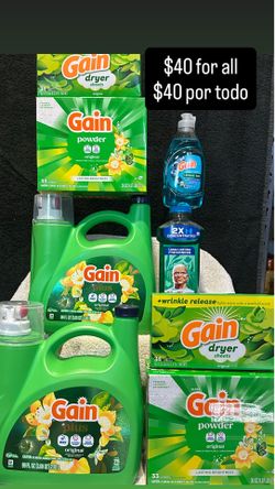 Gain Laundry Detergent Bundle