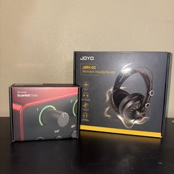 Scarlett Solo 4th Gen + Headphones