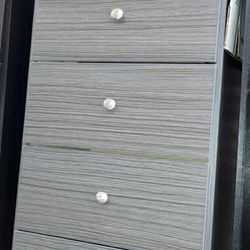 Slim 5  Drawer  grey