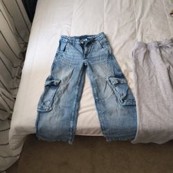Wide Leg Bottoms Size 10  Girls