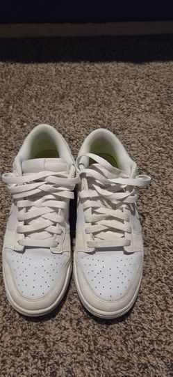 Nike dunk low "Sail" size 7.5