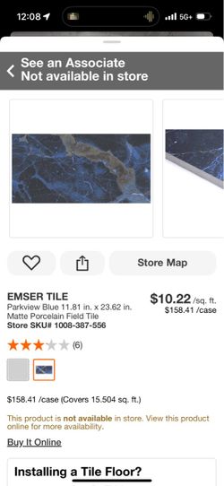 250 SQFT park view blue tile