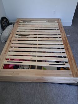 Full  bed frame with 4 drawers