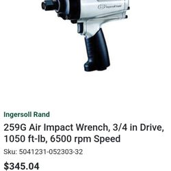 surplus of pneumatic tools from impact wrenches to nail guns