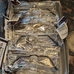 14 Pairs Of  +3 Magnification Glasses