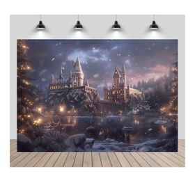 Harry Potter Hogwarts Castle Photography Backdrop 9x6 ft – New
