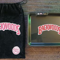 Backwoods Rolling Tray In Like New Condition With Storage Pouch