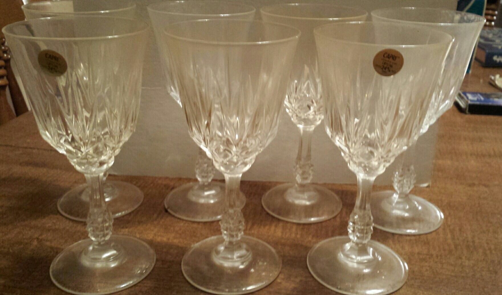 Capri crystal glasses