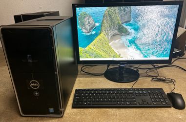 💻 Dell Inspiron Desktop + Monitor Bundle – Ready to Go