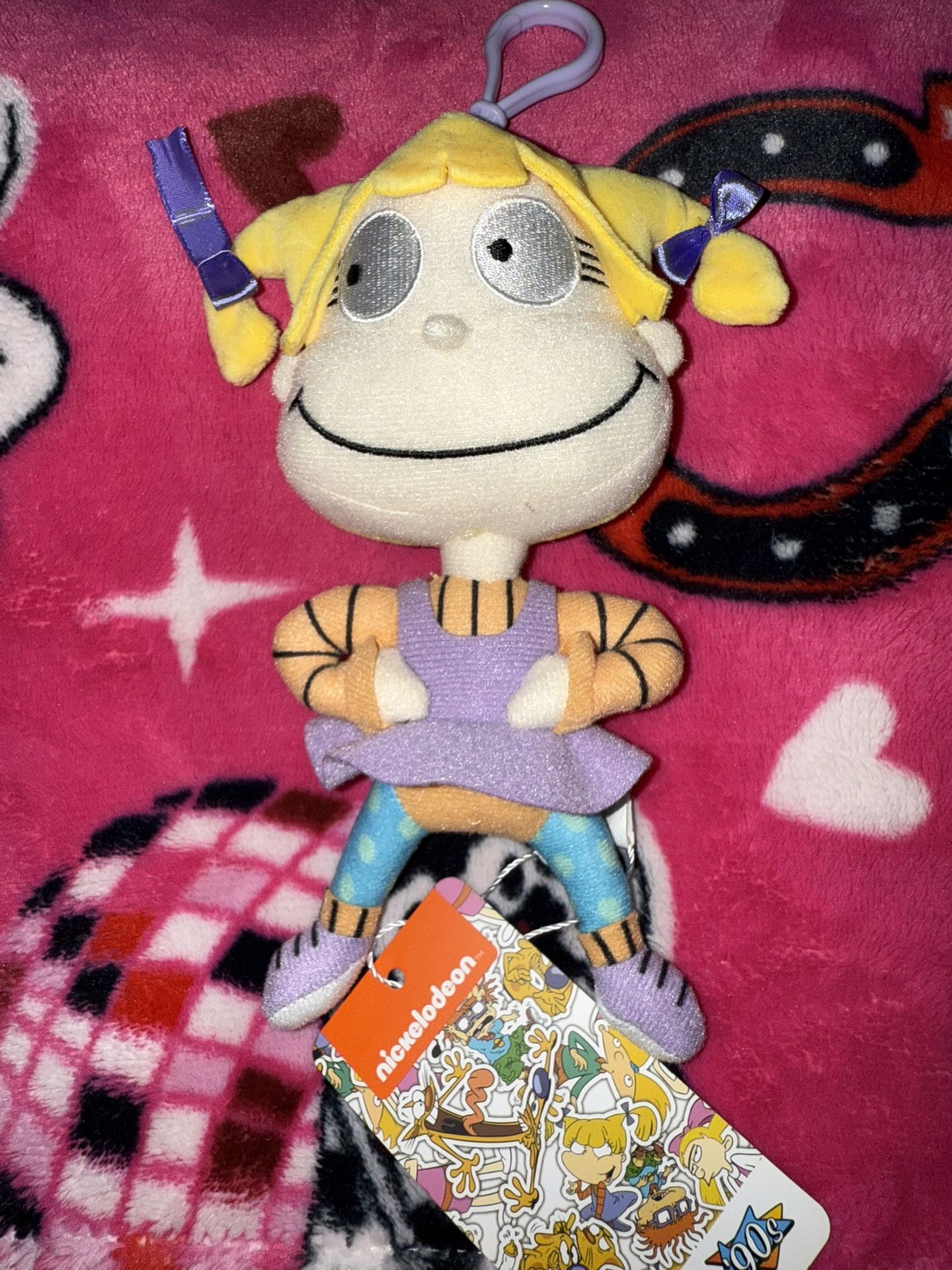 Angelica Rugrats Keychain Doll 