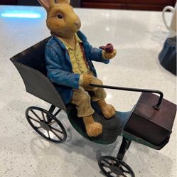 Vintage Russ Berrie  Easter Bunny Rabbit 10”x9”