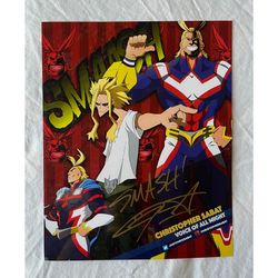 Christopher Sabat Autograph